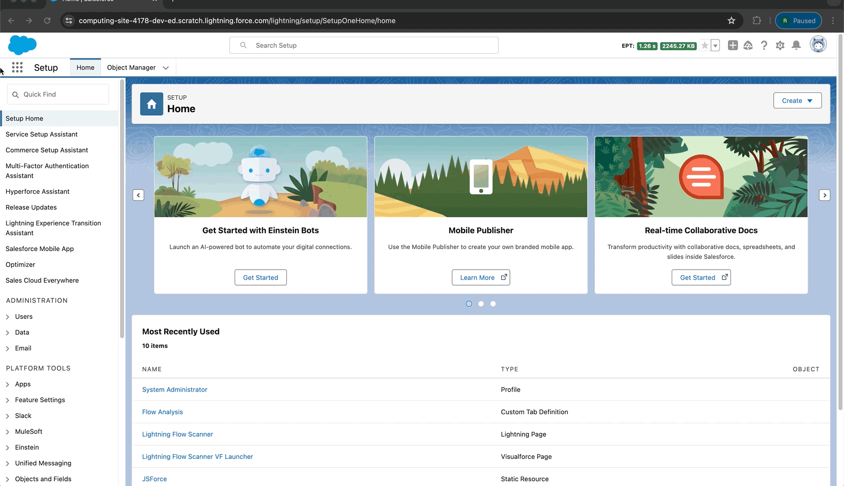 Animated Salesforce App